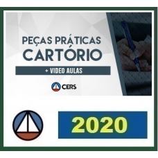 Curso Online | Videoaulas | Peças Práticas para Cartório | 2ª Fase CERS 2020.1