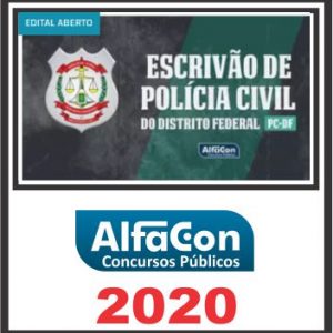 PC DF (ESCRIVÃO) PÓS EDITAL 2020.1