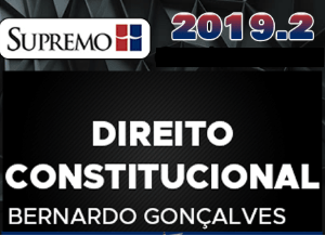 Curso de Direito Constitucional – Prof. Bernardo Gonçalves Supremo 2019.2