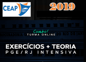 PGE – Procuradoria Geral Do Estado Do Rio De Janeiro – PGE RJ – TURMA INTENSIVA – TEORIA E EXERCÍCIOS CEAP 2019.2