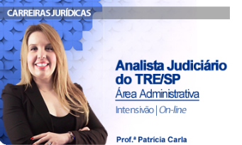 CURSO PARA CONCURSO ANALISTA JUDICIÁRIO DO TRE/SP ÁREA ADMINISTRATIVA INTENSIVÃO DAMÁSIO 2016