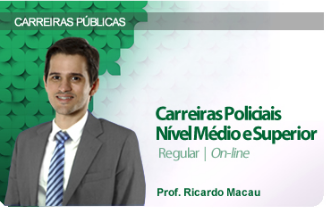 CURSO PARA CONCURSO CARREIRAS POLICIAIS NÍVEL MÉDIO E SUPERIOR REGULAR DAMÁSIO 2016.2
