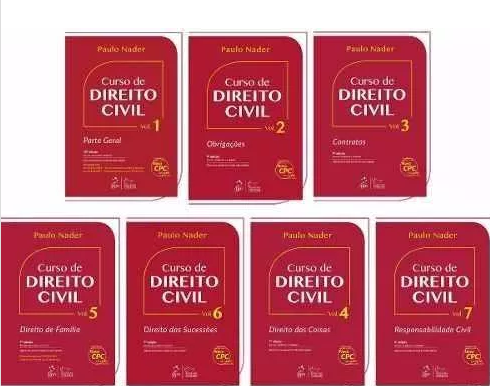 Coleção Curso De Direito Civil 7 Volumes – Paulo Nader 2016