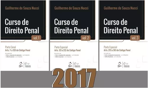 Curso De Direito Penal P. Geral E Especial Vol. 1,2 E 3 2017