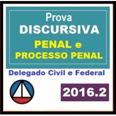 CURSO PARA DELEGADO POLíCIA PROJETO PROVA DISCURSIVA CERS 2016