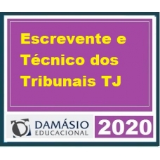 Escrevente e Técnico dos Tribunais TJ Damásio 2020.1