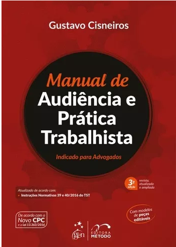 Manual De Audiência E Prática Trabalhista 3ª Ed 2017 Gustavo