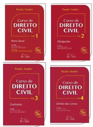 Pacote Direito Civil Vol.1.2.3.4.5.6 E 7 2016 Paulo Nader