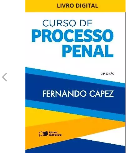 Curso De Processo Penal 23ª Ed Fernando Capez Epub 2016