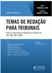 Temas De Redação Para Tribunais 3ª Ed 2017 – Tribunais E Mpu